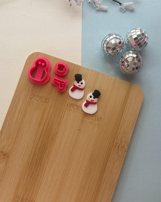 Snowman Builder Clay Cutter Set