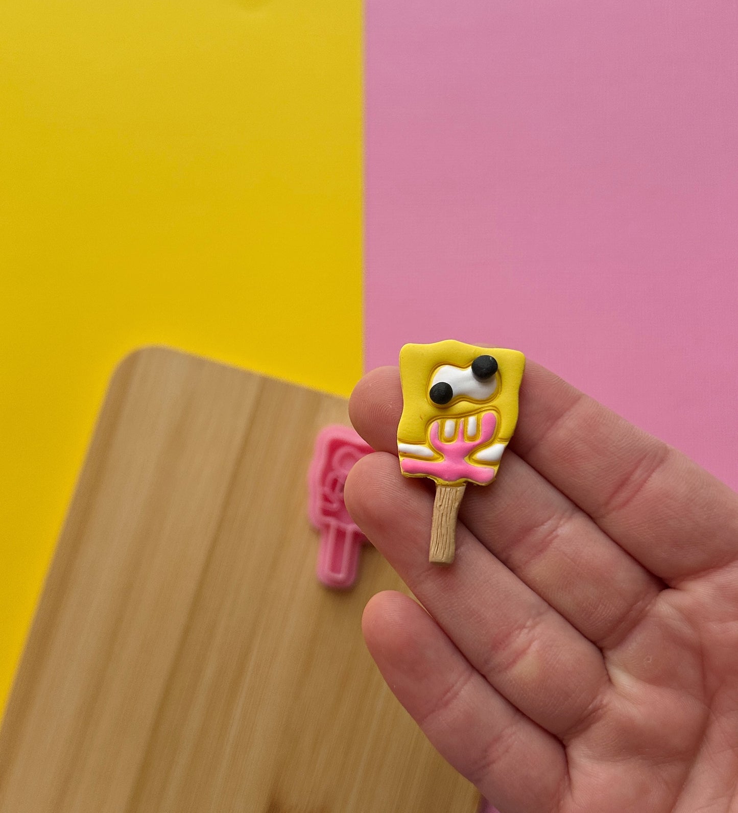 Yellow Nostalgic Popsicle Clay Cutter