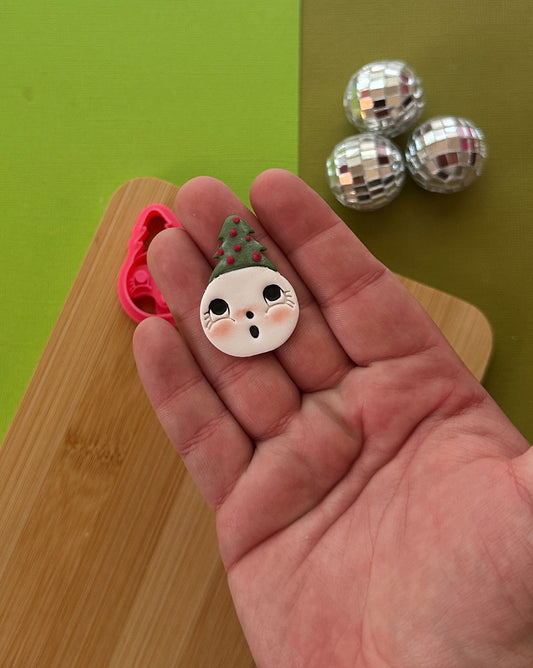 Tree Snowman Clay Cutter