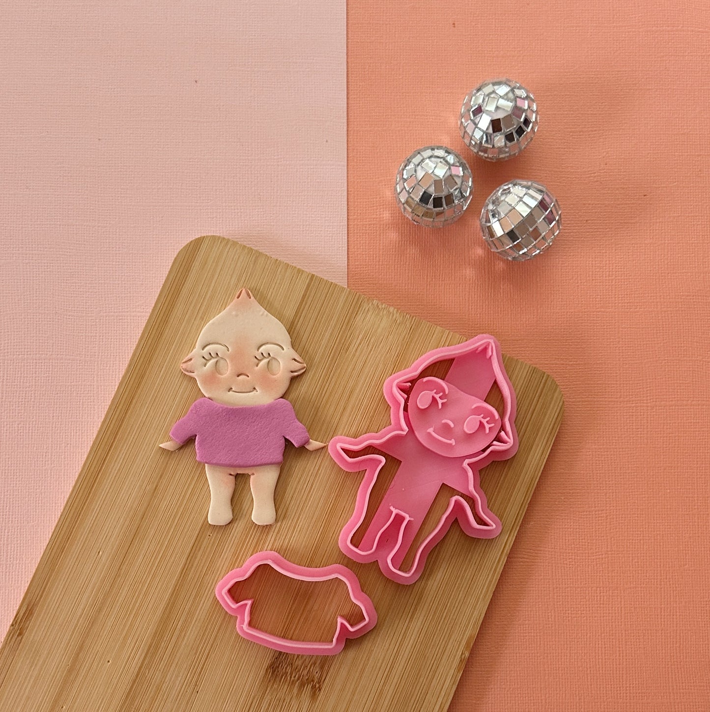Kewpie Ornament Clay Cutter