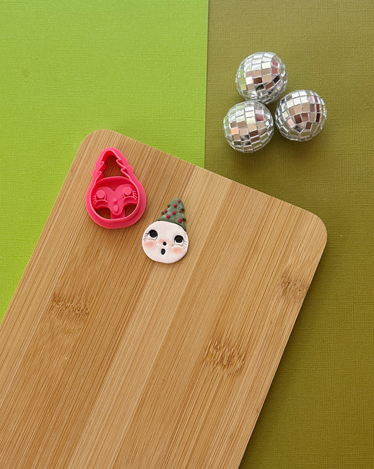 Tree Snowman Clay Cutter