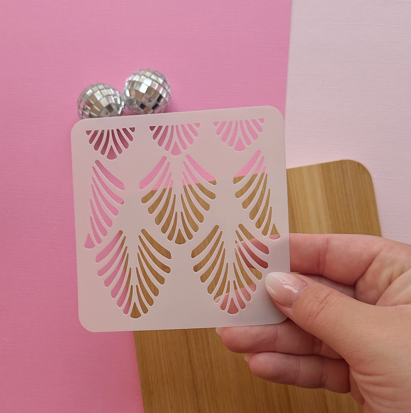 Moroccan Leaf Stencil