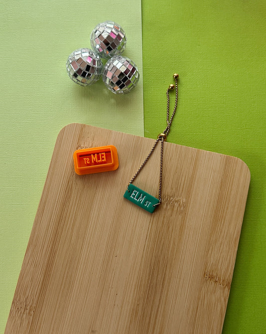 Street Sign Clay Cutter