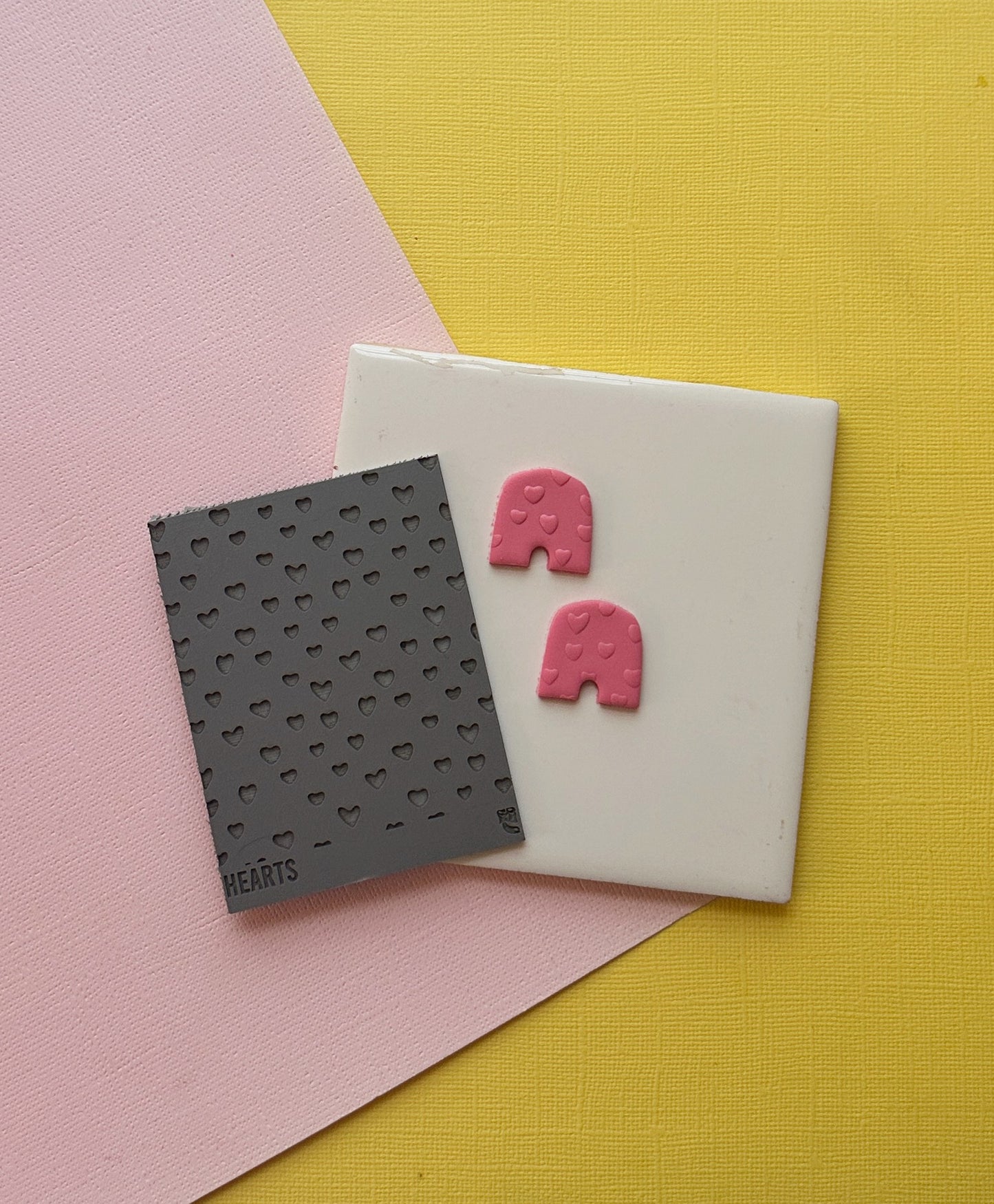Hearts Texture Mat