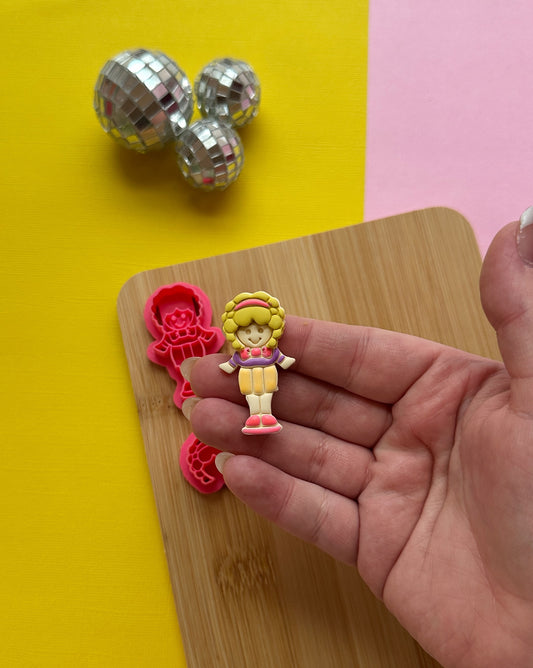 Curly Doll Figurine Clay Cutter Set