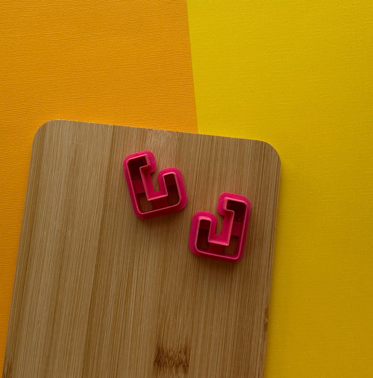 Dainty Rectangle Hoop Clay Cutter Set