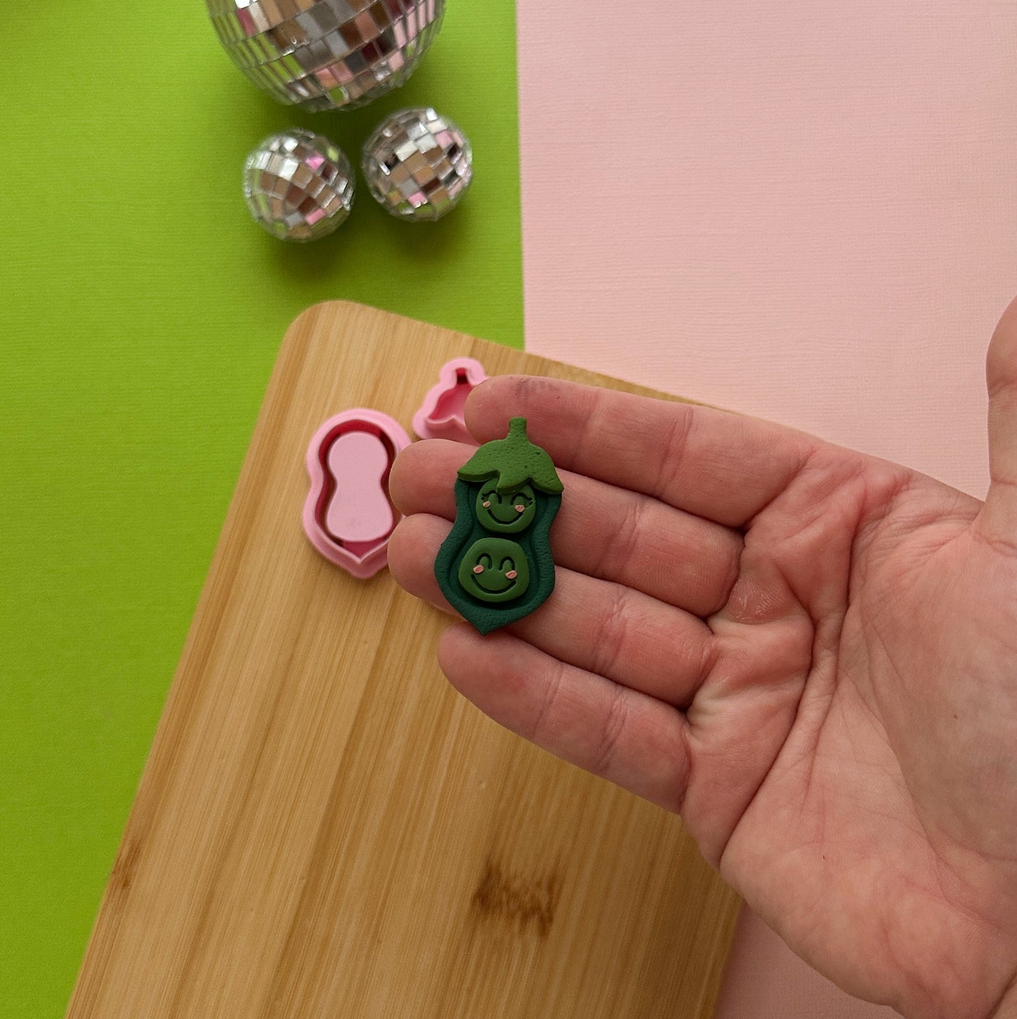 Two Peas in a Pod Clay Cutter Set
