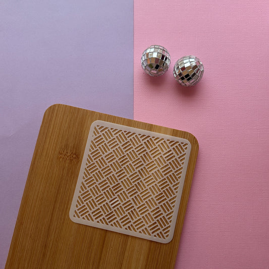 Angled Lines Stencil