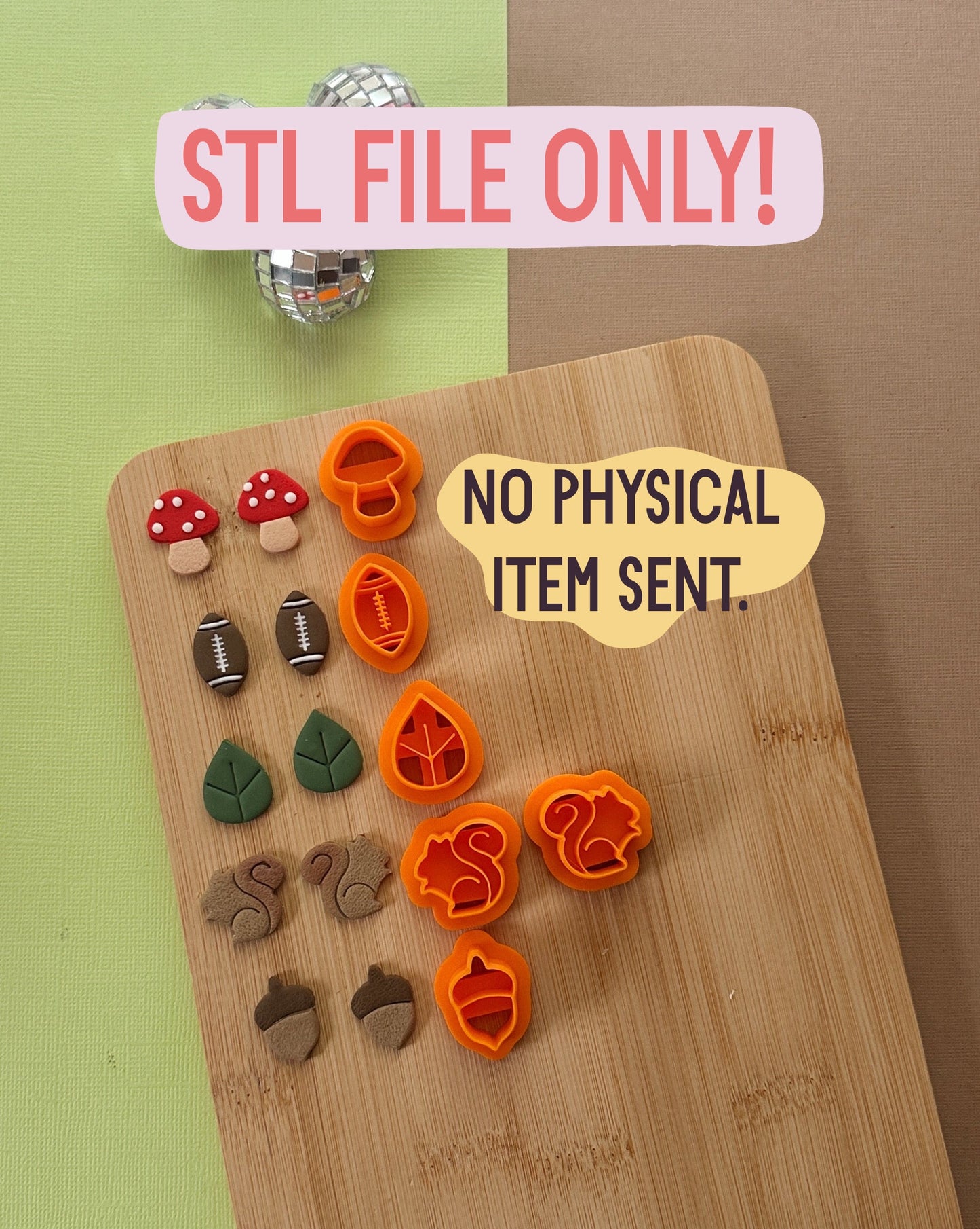 Fall Stud Clay Cutters STL FILE | DIGITAL DOWNLOAD