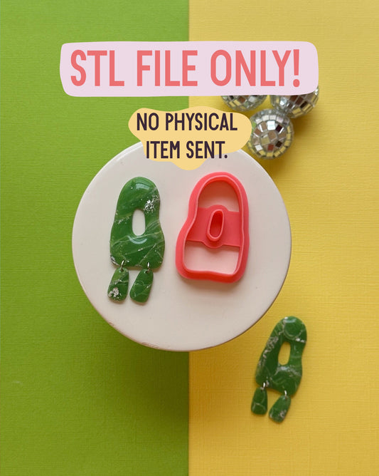 Oversized Organic Cutout STL FILE | DIGITAL DOWNLOAD