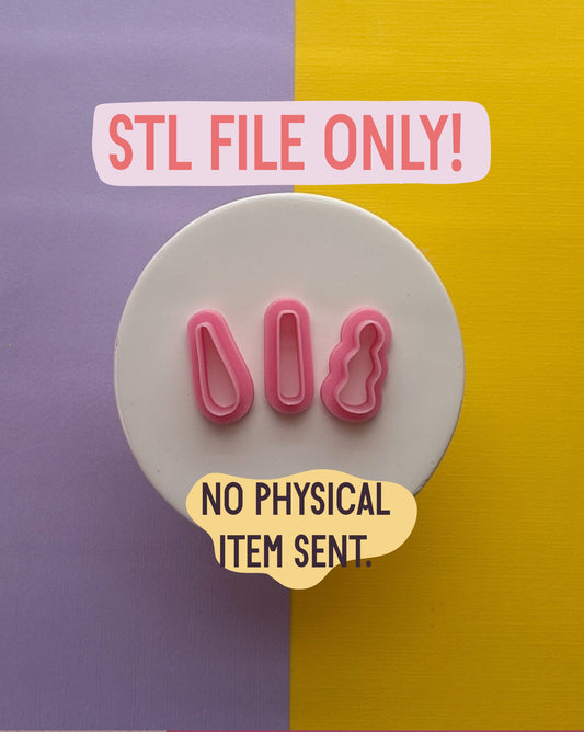 Basic Dangle Set STL FILE | DIGITAL DOWNLOAD