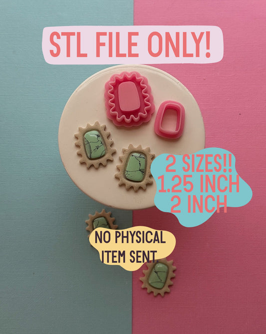 Squiggle Bezel STL FILE | Digital Download