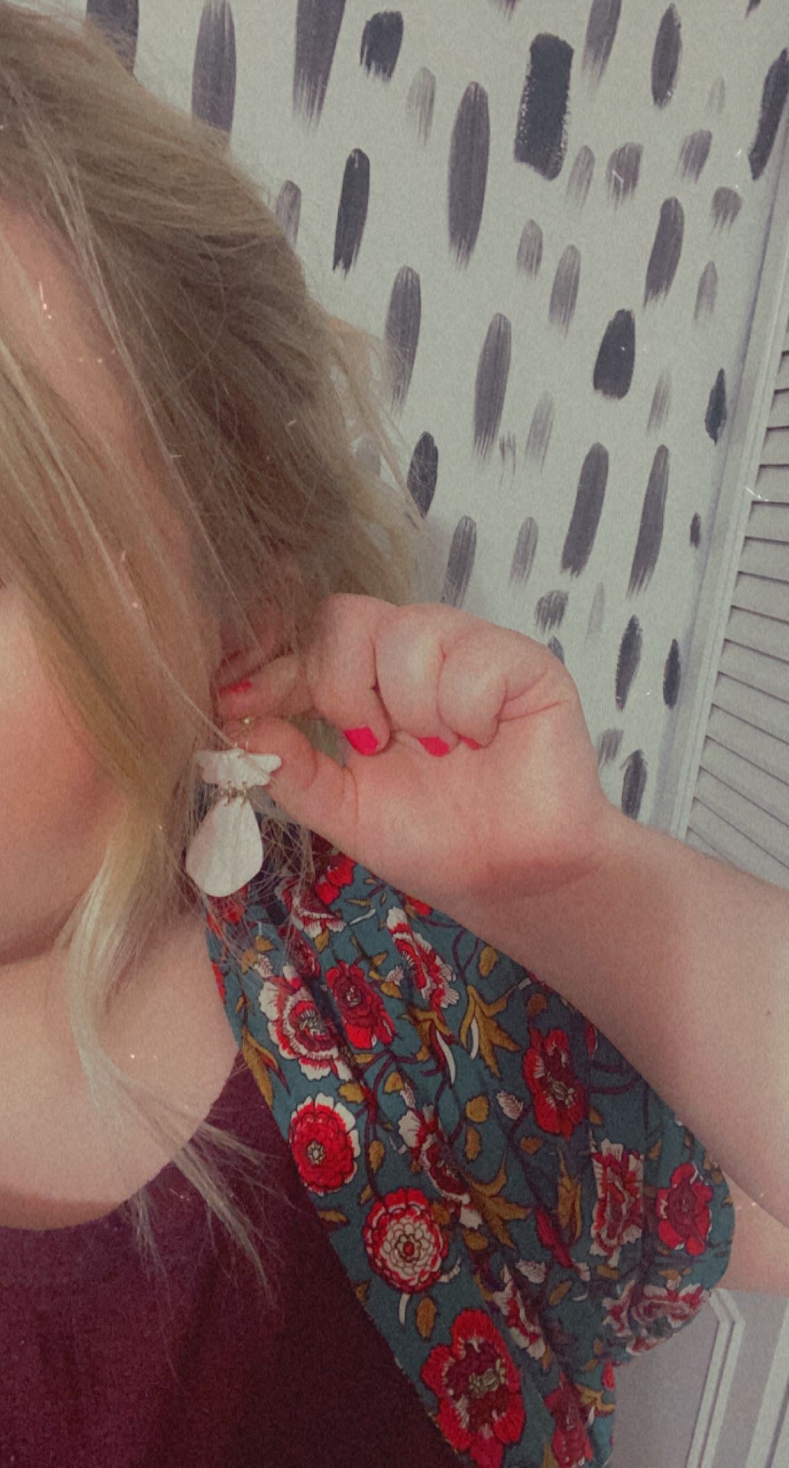 Mae in Terracotta | Polymer Clay Earrings