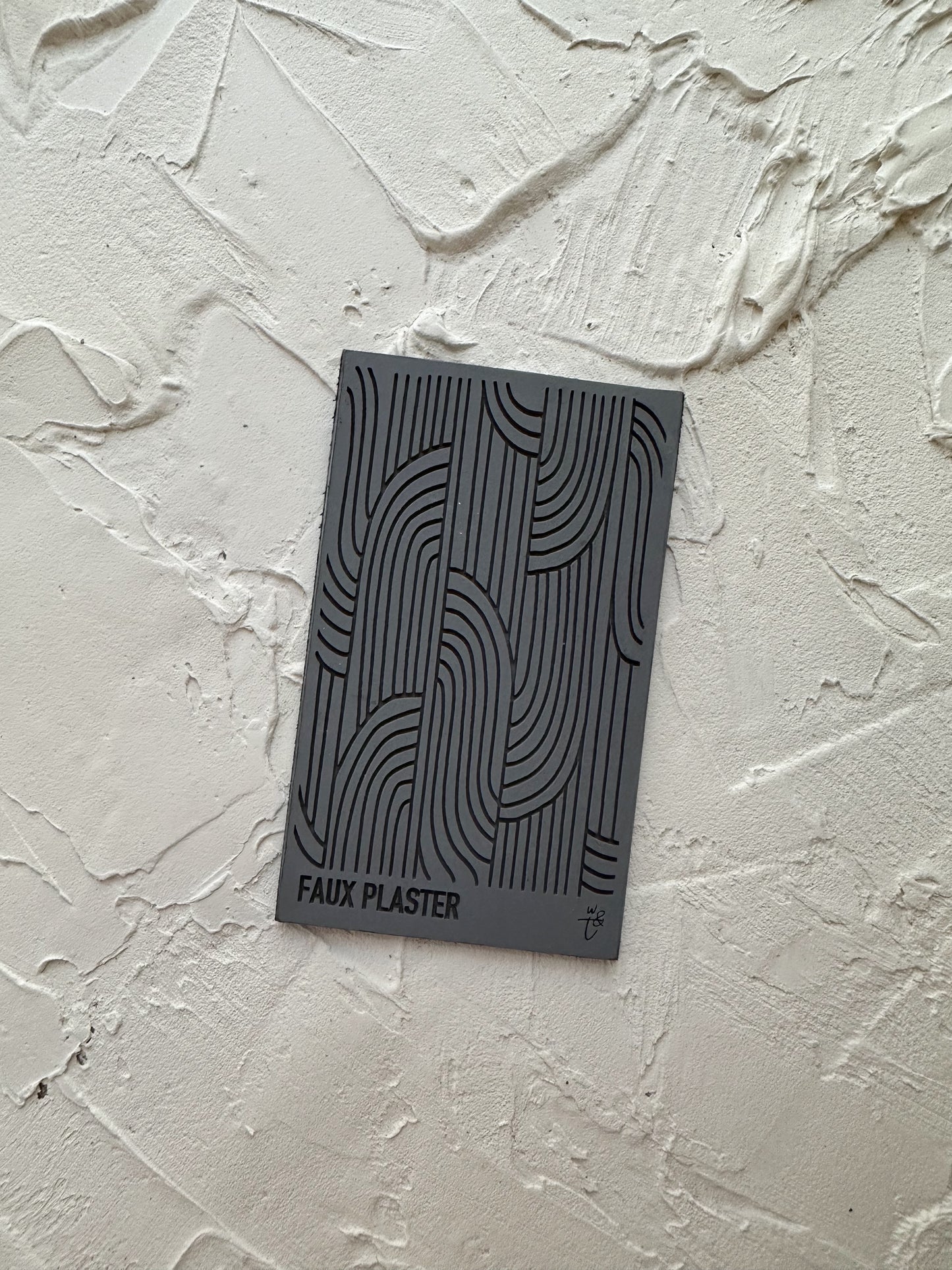 Faux Plaster Art Texture Mat