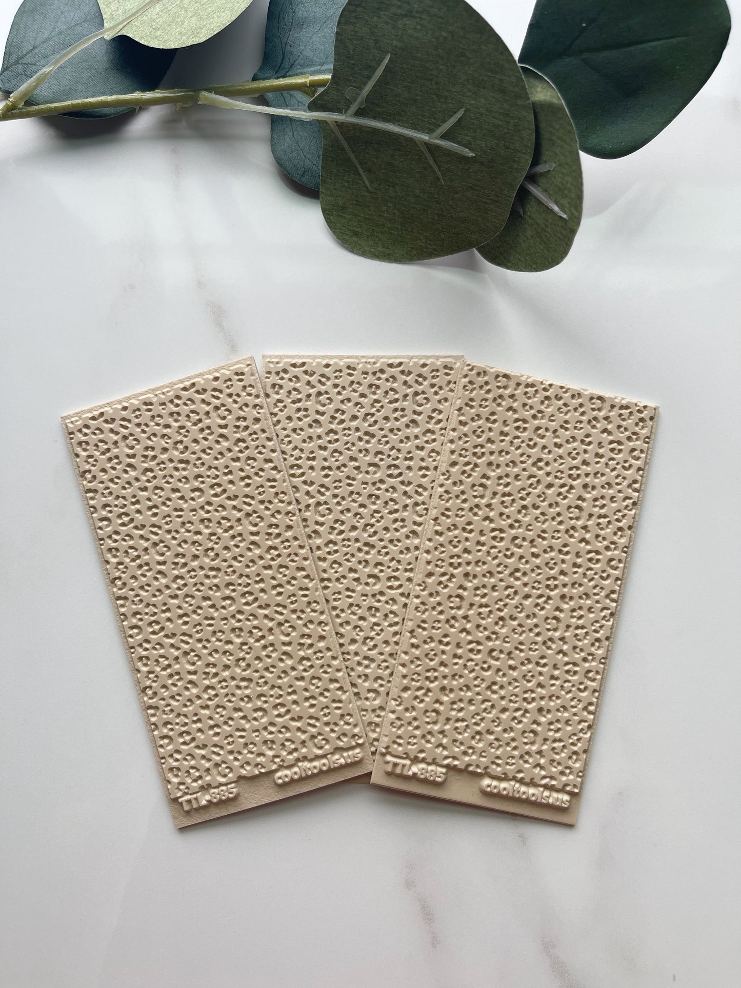 Leopard Print Embossed Texture Mat