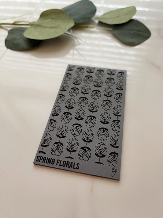 Spring Florals Texture Mat