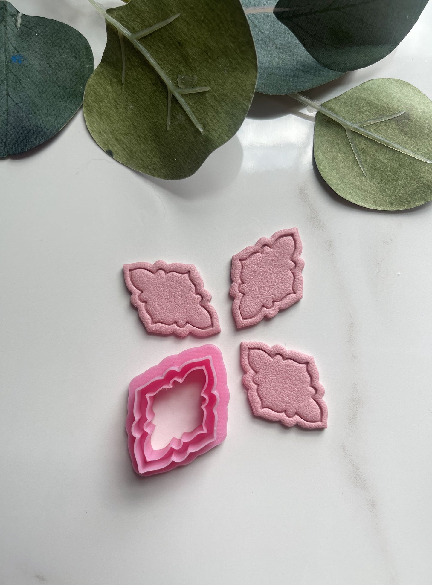 Vintage Diamond Imprint Clay Cutter