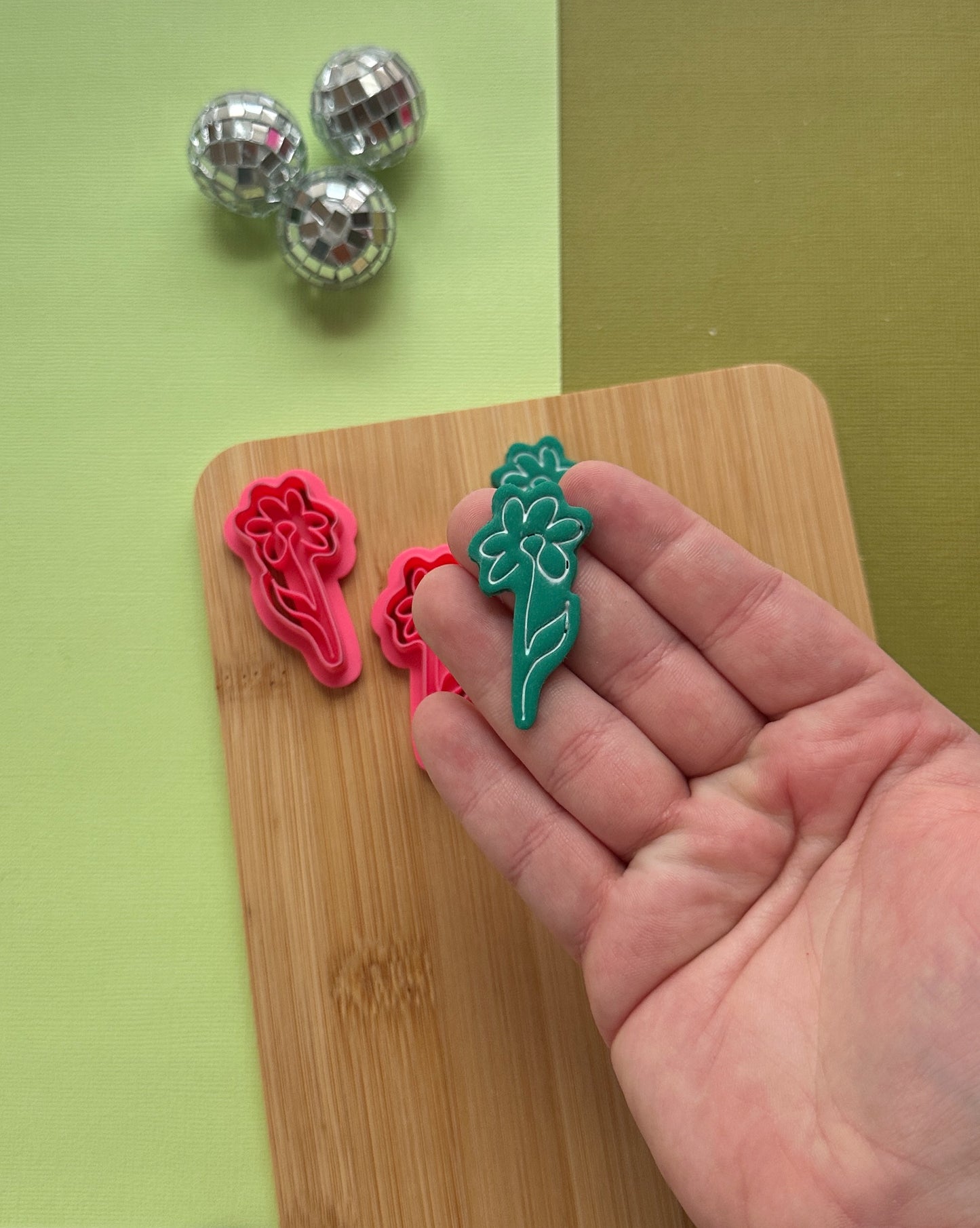 Flower Outline Clay Cutter Set