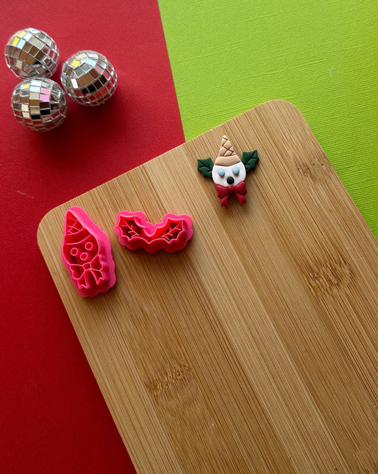 Snowman with Hat Clay Cutter Set