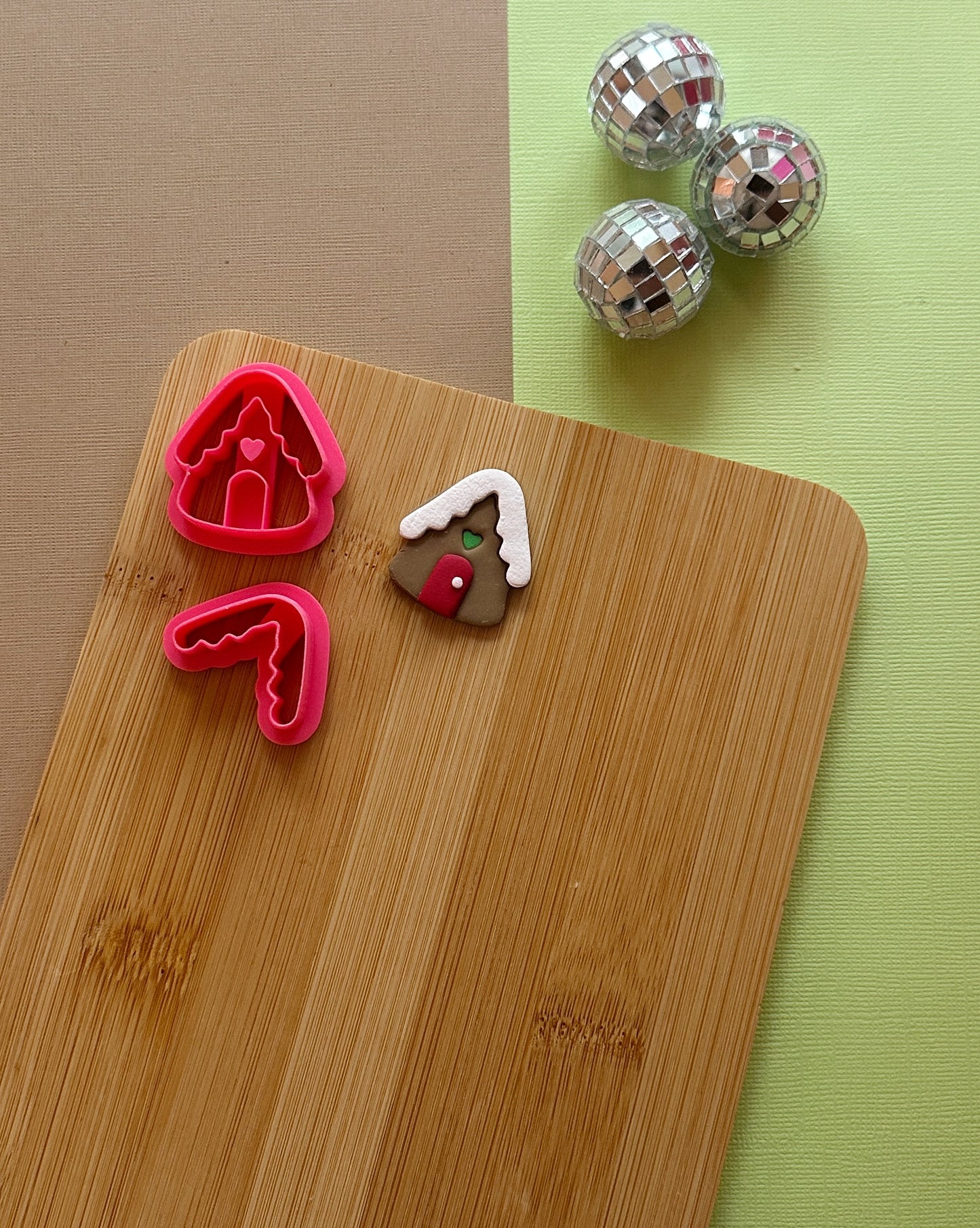 Gingerbread House Clay Cutter Set