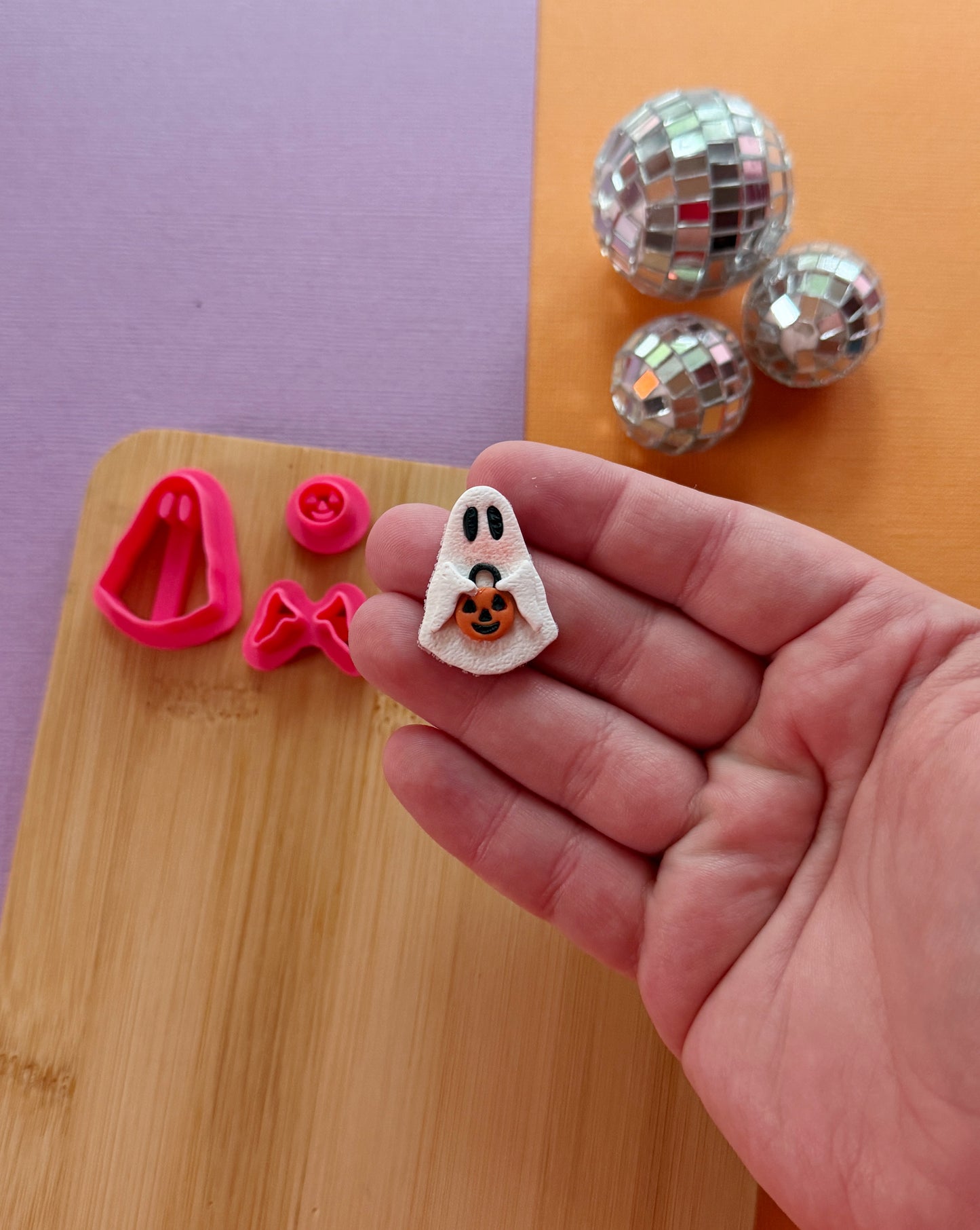 Trick or Treat Ghost Clay Cutter Set