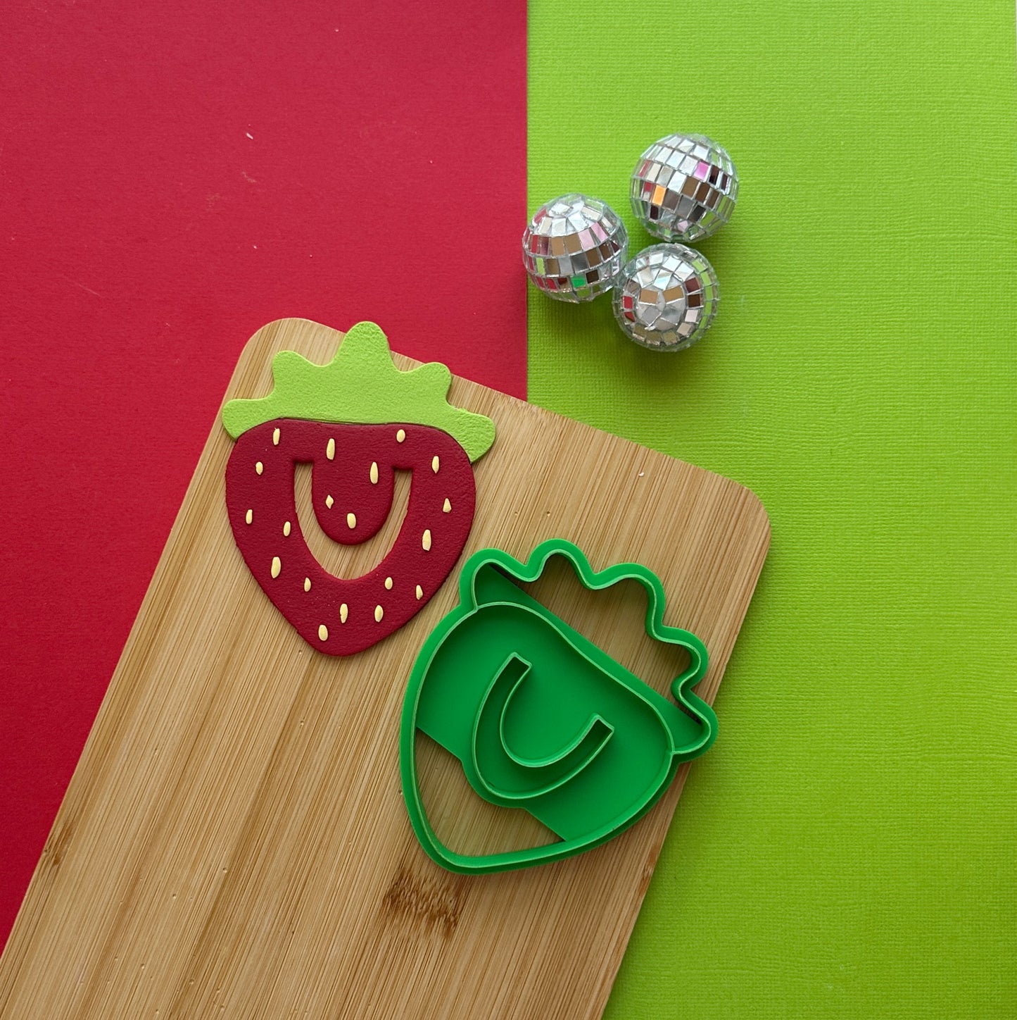 Strawberry Bookmark Clay Cutter