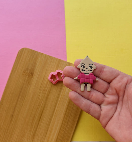 Kewpie Shirt Clay Cutter