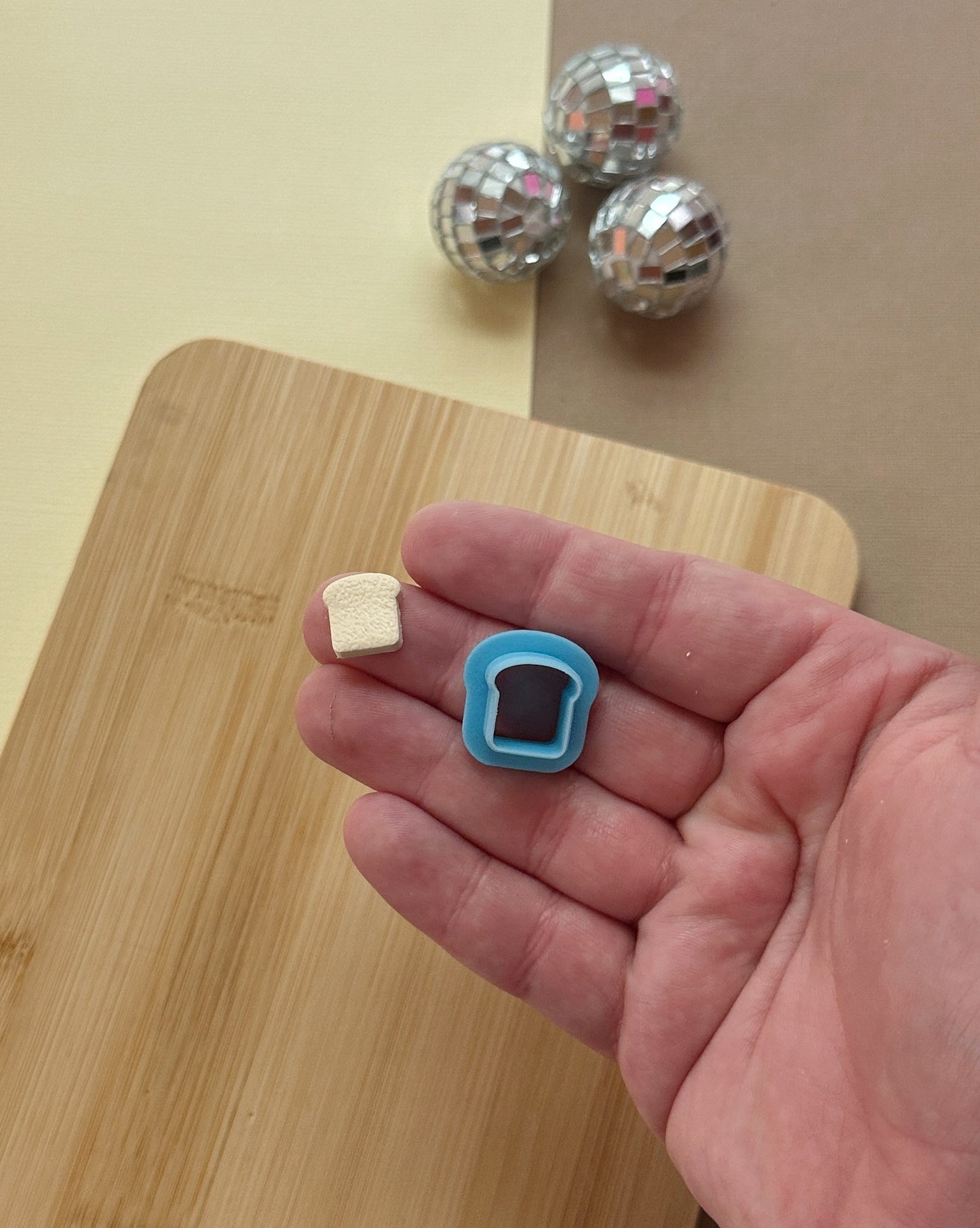 Mini Toast Stud Clay Cutter