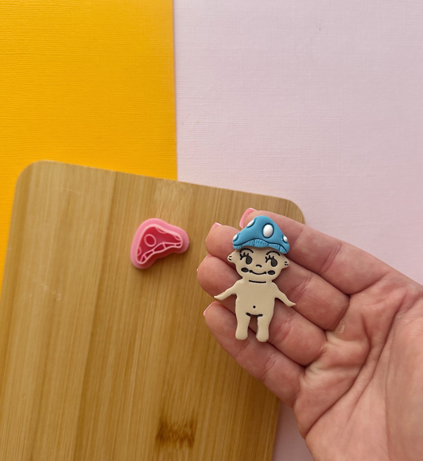 Kewpie Mushroom Hat Clay Cutter