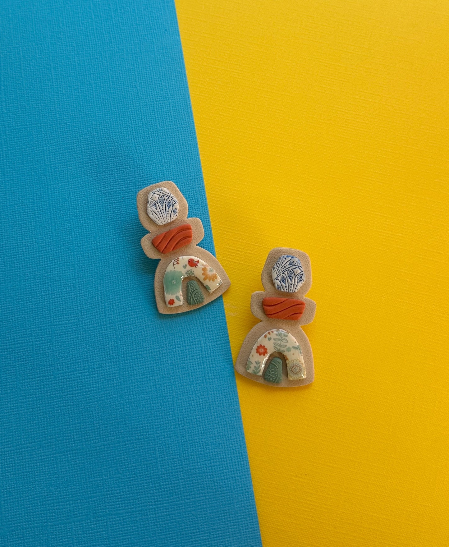 Statement Stud | Polymer Clay Earrings