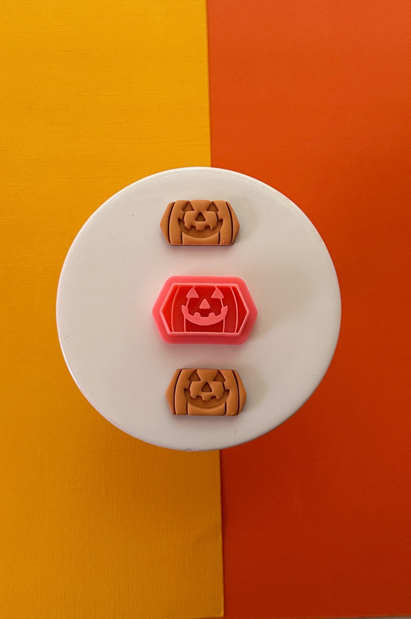 Brownie Pumpkin Clay Cutter