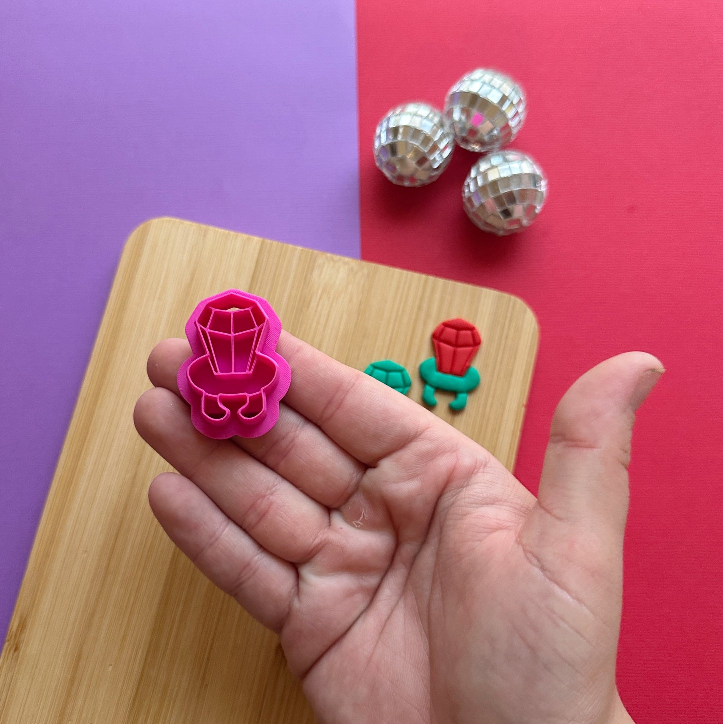 Ring Pop Clay Cutter