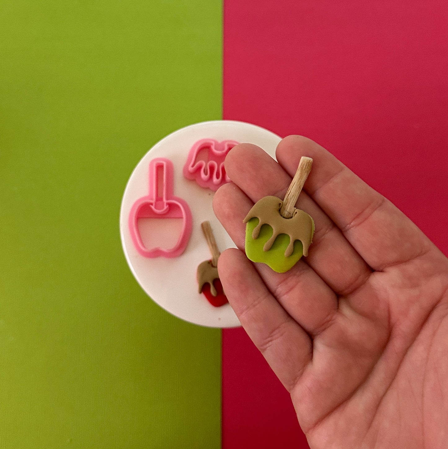 Candy Apple Clay Cutter Set