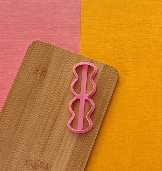 Squiggle Bookmark Clay Cutter