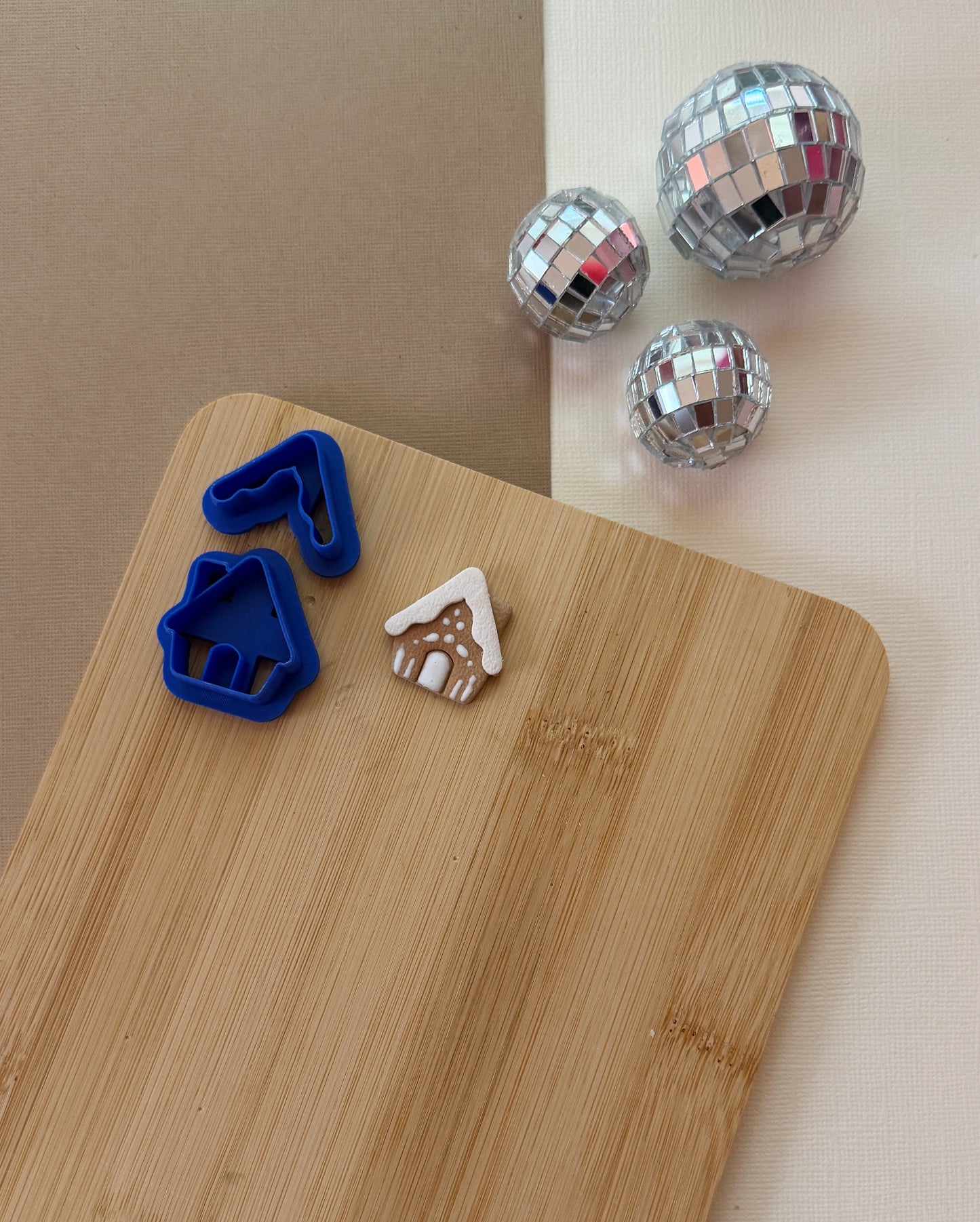 Gingerbread House Clay Cutter Set