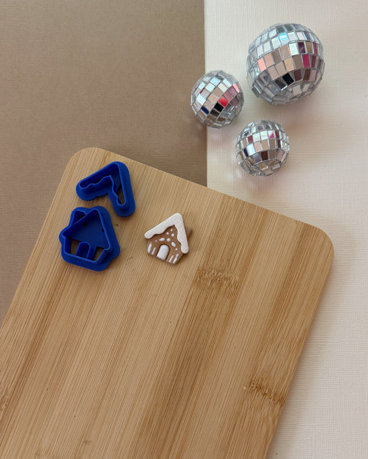 Gingerbread House Clay Cutter Set