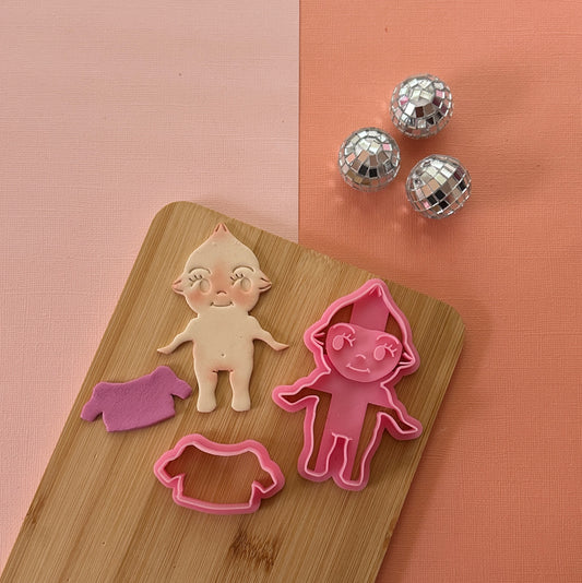 Kewpie Ornament Clay Cutter