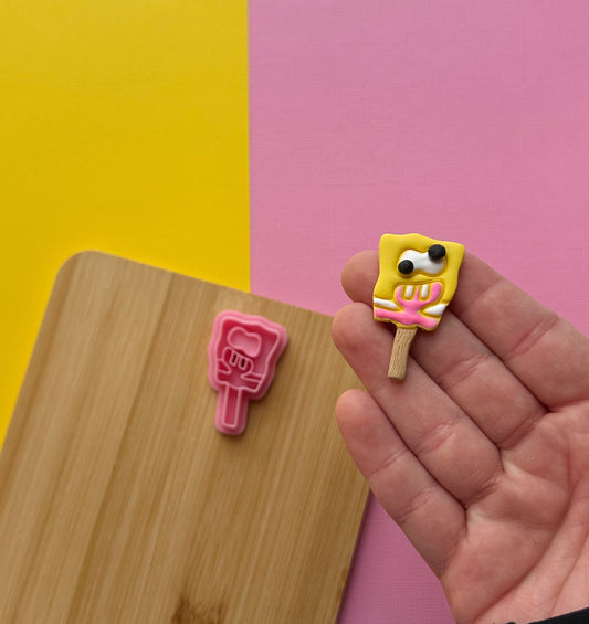 Yellow Nostalgic Popsicle Clay Cutter