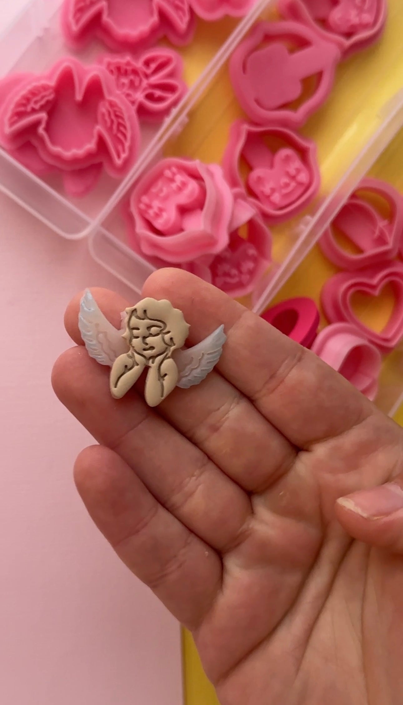 Cherub Angel Clay Cutter Set