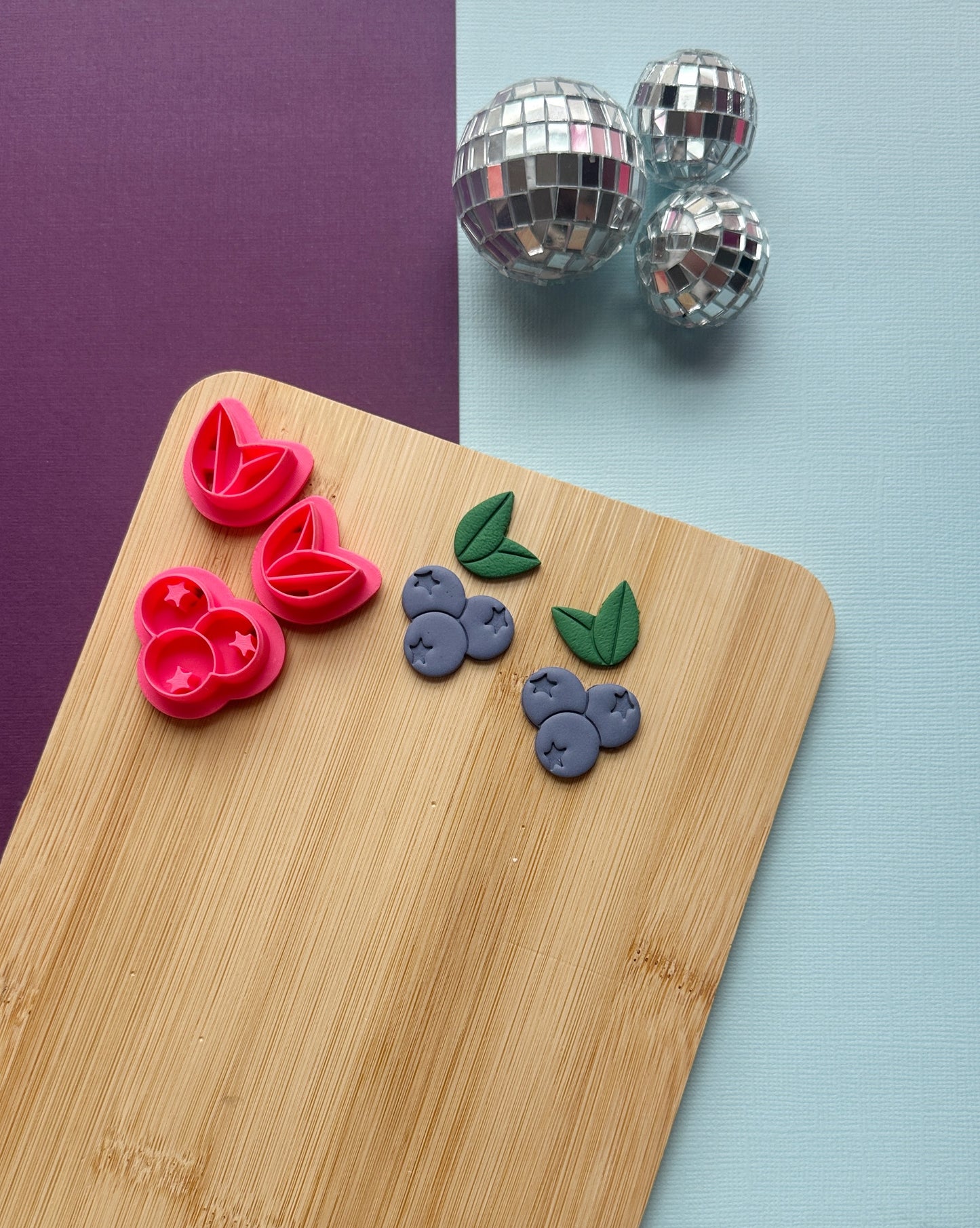 Blueberry Clay Cutter Set