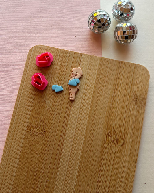 T-Shirt Kewpie Outfit Clay Cutter Set