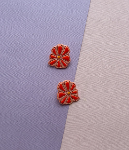 Matisse Statement Stud | Polymer Clay Earrings