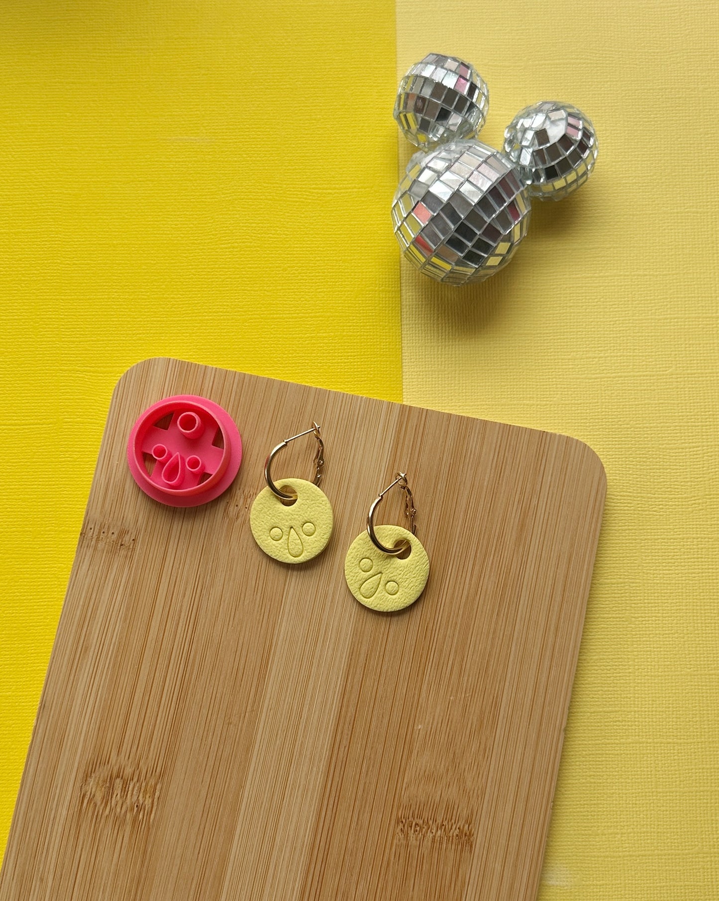 Circle Imprint Charm Clay Cutter