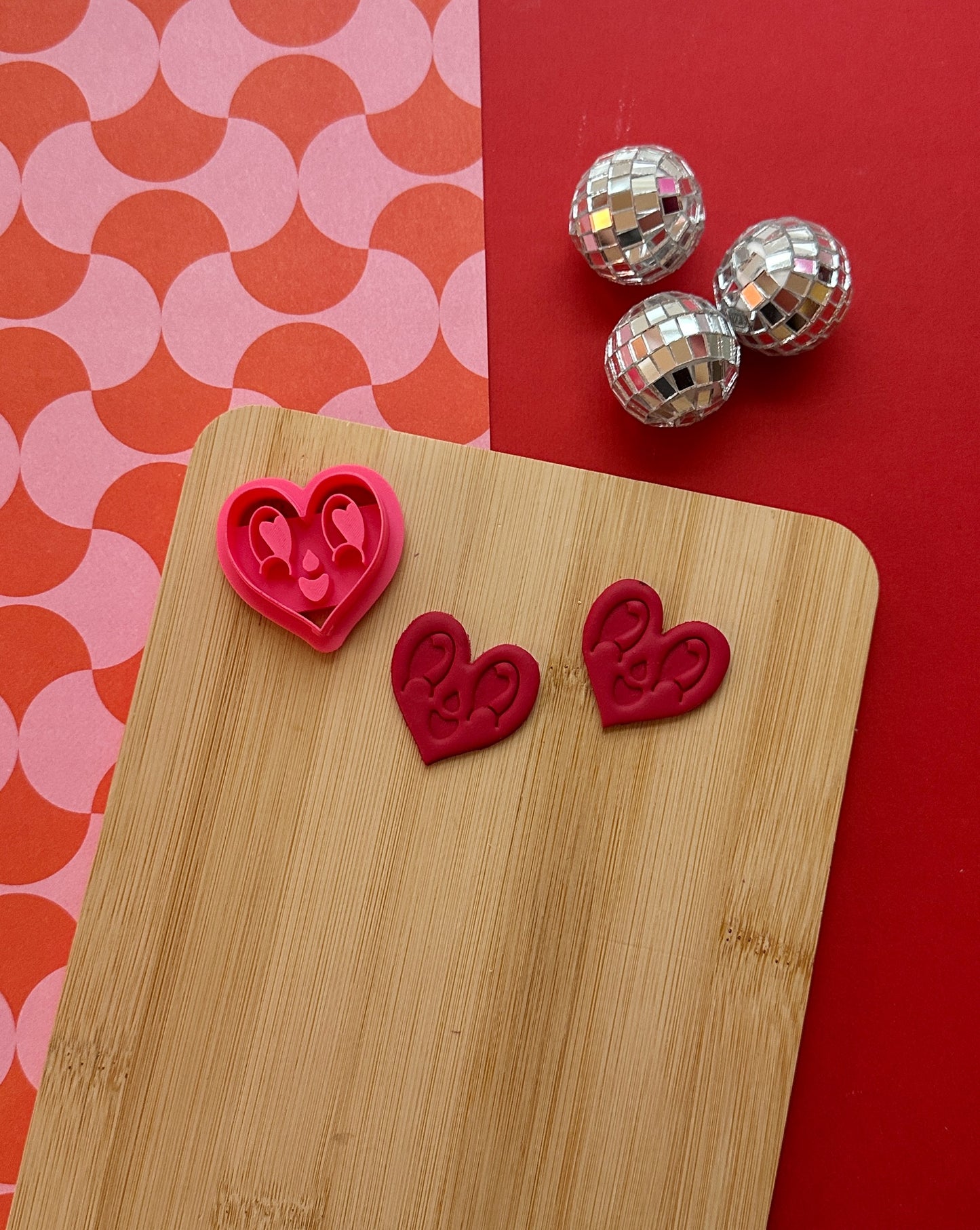 Vintage Happy Heart Clay Cutter