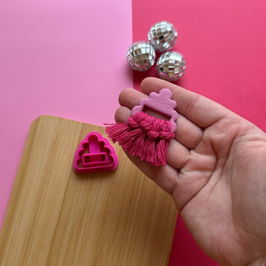 Macrame Squiggle Clay Cutter