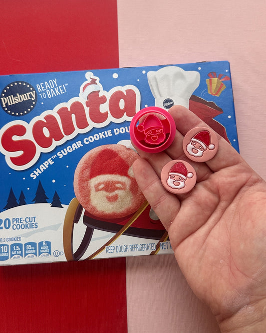 Santa Sugar Cookie Clay Cutter