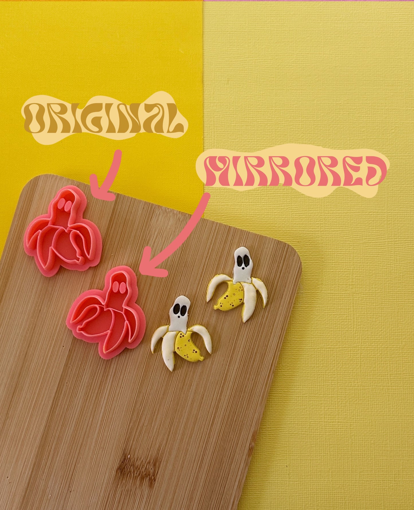 Ghost Banana Clay Cutter Set