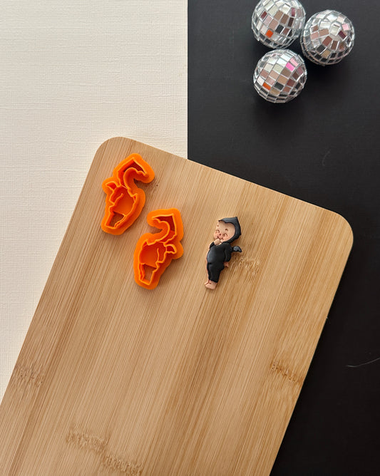 Bat Kewpie Outfit Clay Cutter Set