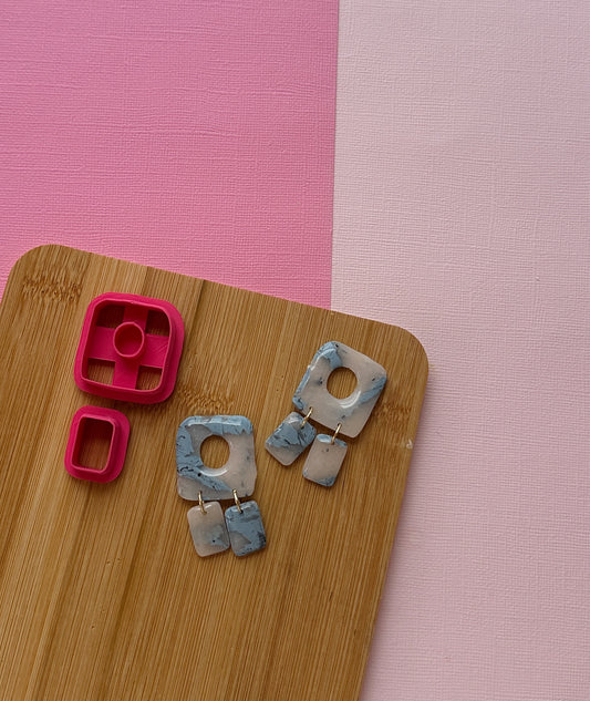 Soft Square Clay Cutter Set