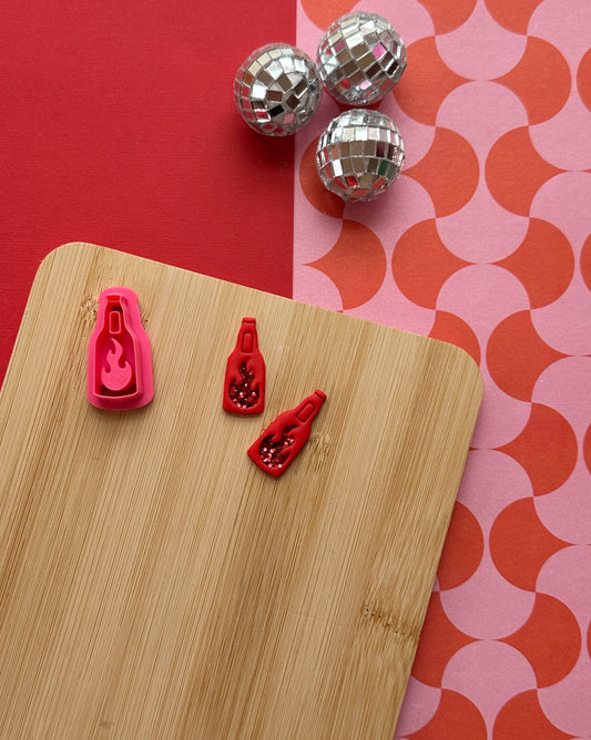 Hot Sauce Bottle Clay Cutter